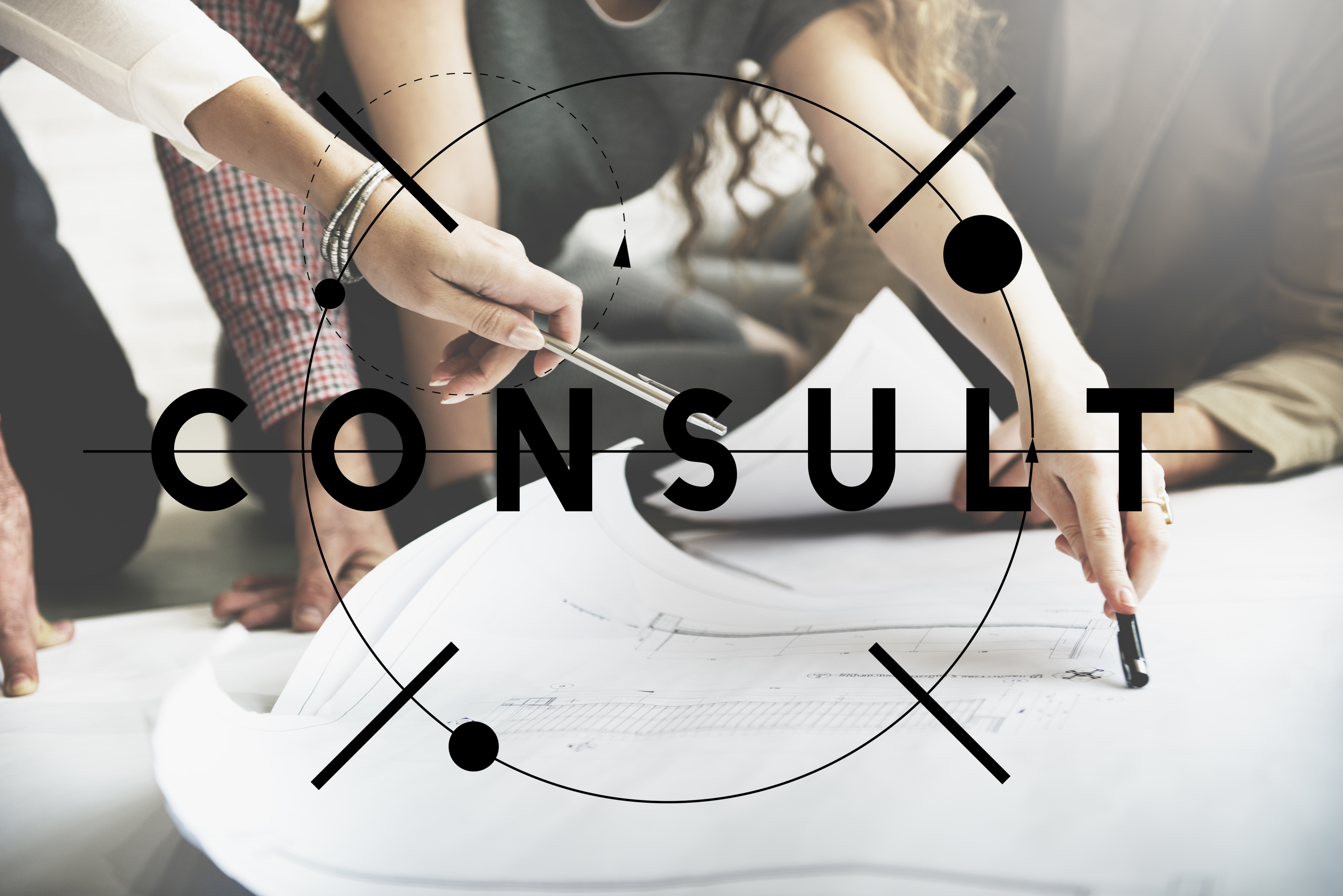 Team discussing queries